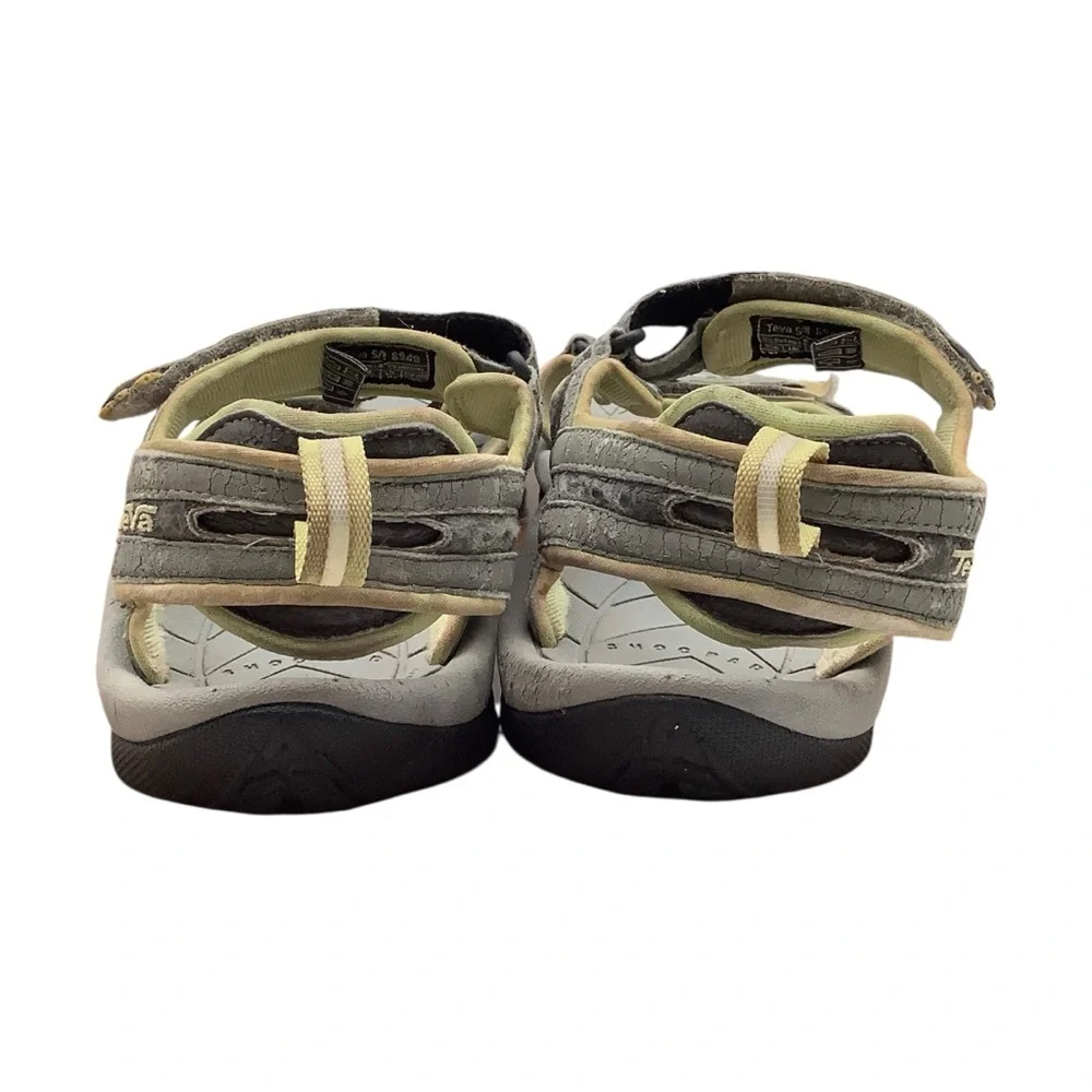 Teva Gray Sport Sandals with Adjustable Straps and‎ Rubber Sole size 10